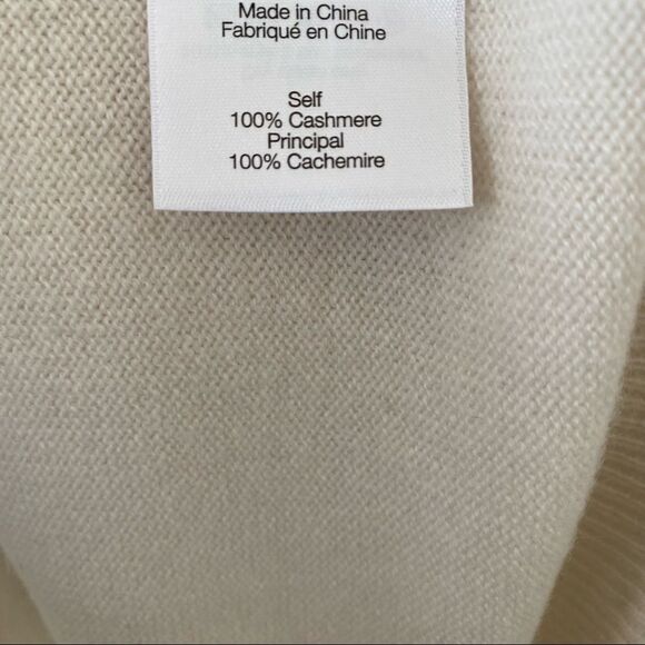 Veronica Beard Albertina Pink/Cream 100% Cashmere Sweater - Picture 12 of 14